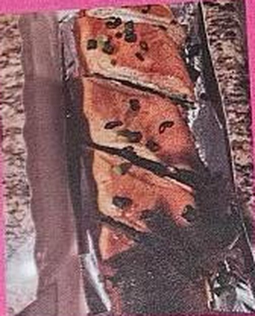 Crunchy garlic bread